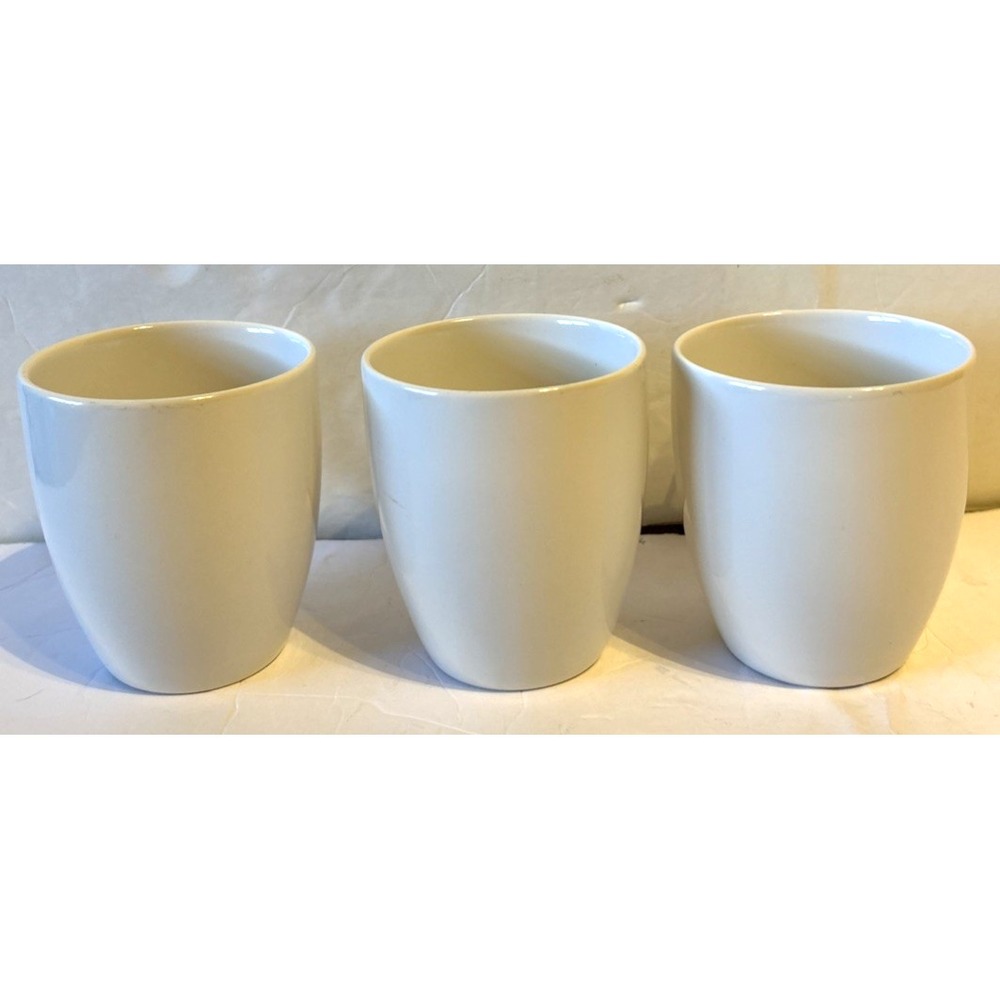 Corelle Coffee Tea Mug Cup White Coordinates Stoneware 4" Cups (Lot of 3) - Picture 4 of 6